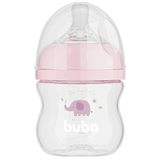 Mamadeira Easy Flow Elefante Rosa 120 ml Buba