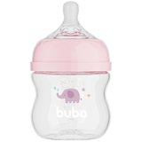 Mamadeira Easy Flow Elefante Rosa 120 ml Buba