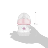 Mamadeira Easy Flow Elefante Rosa 120 ml Buba