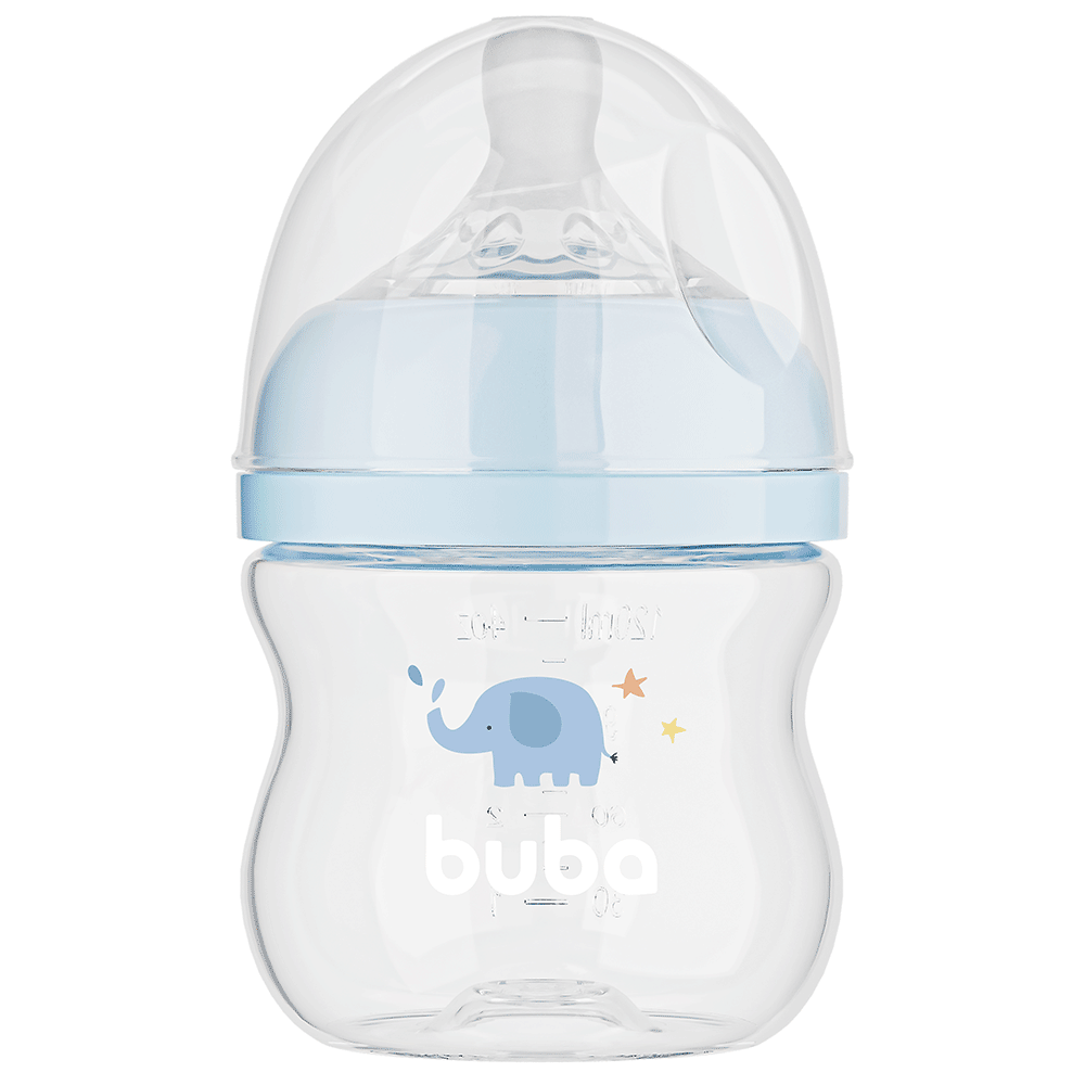 Mamadeira Easy Flow Buba Azul: Conforto e Praticidade para o seu Bebê 120ML