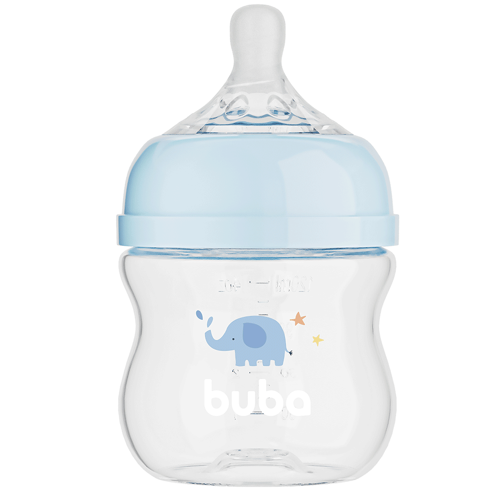 Mamadeira Easy Flow Buba Azul: Conforto e Praticidade para o seu Bebê 120ML