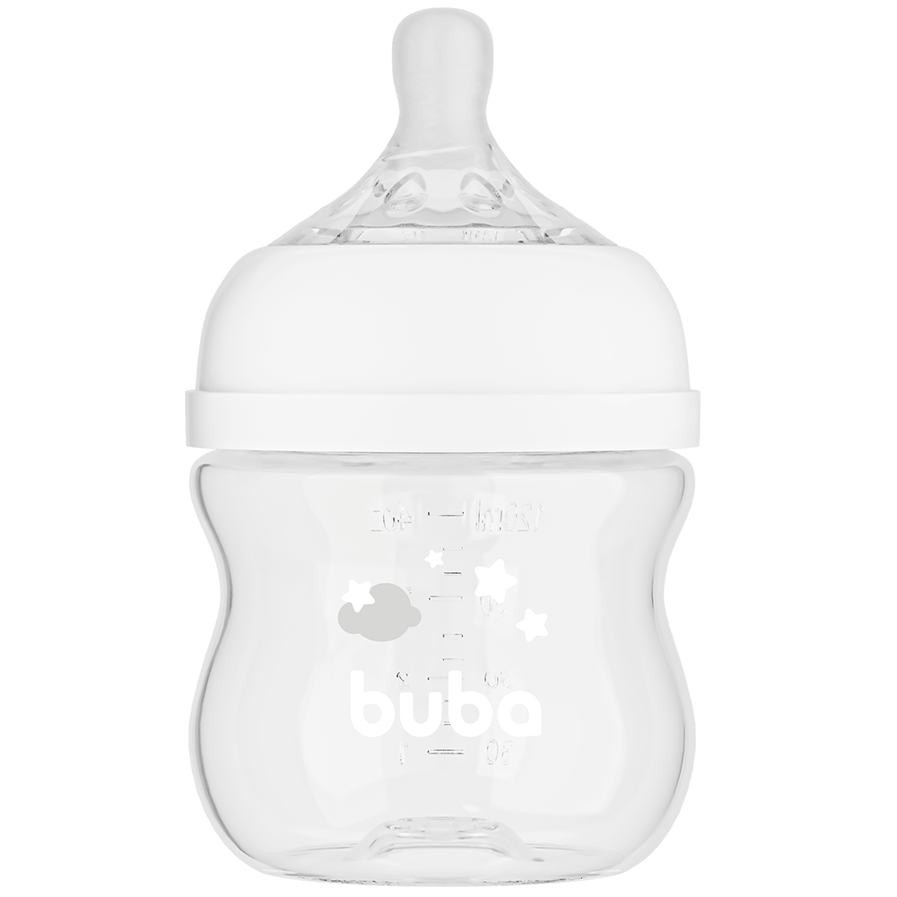 Mamadeira Easy Flow Nuvem Branca 120 ml Buba