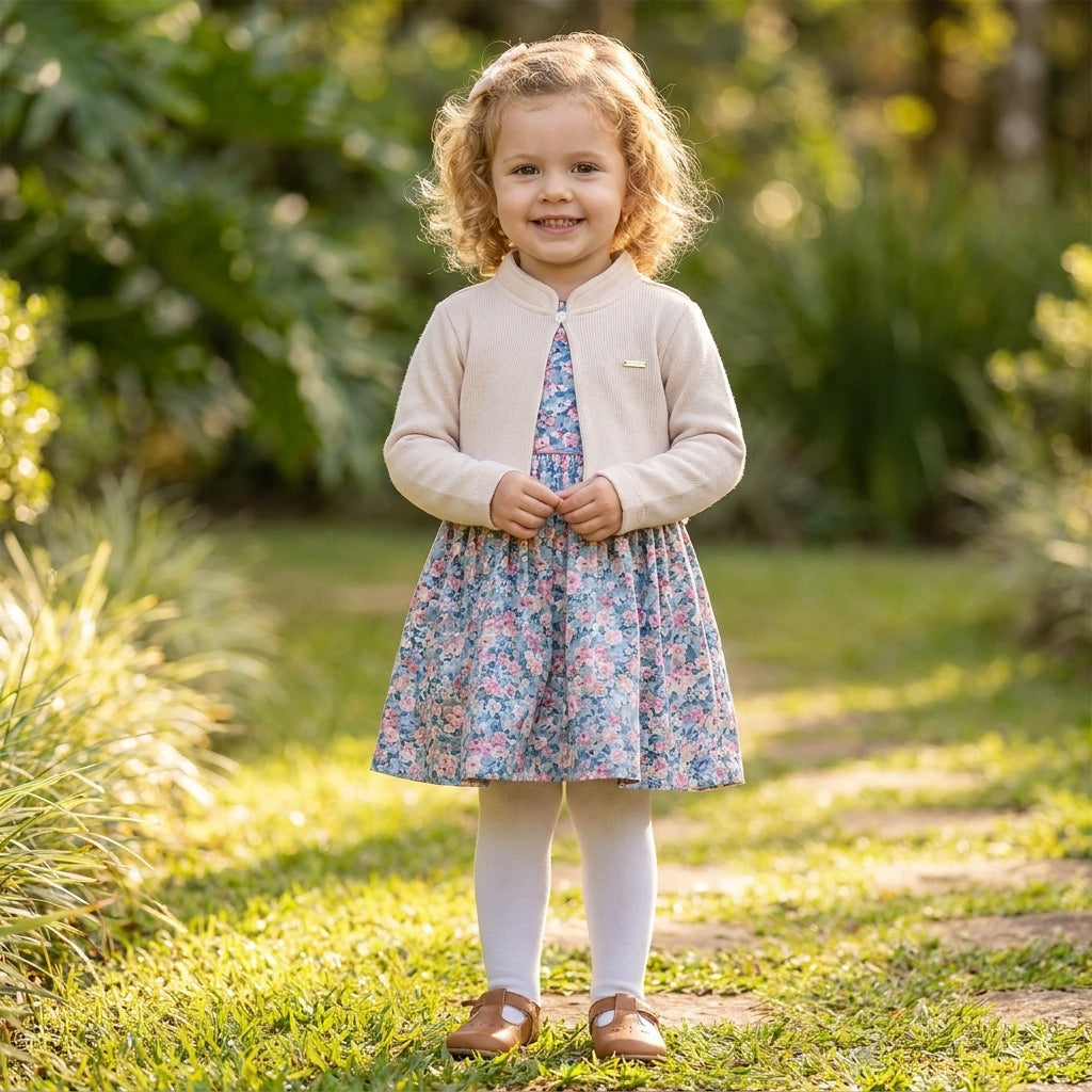 Bolero Infantil Menina Paraiso – Delicadeza e Charme Exclusivo
