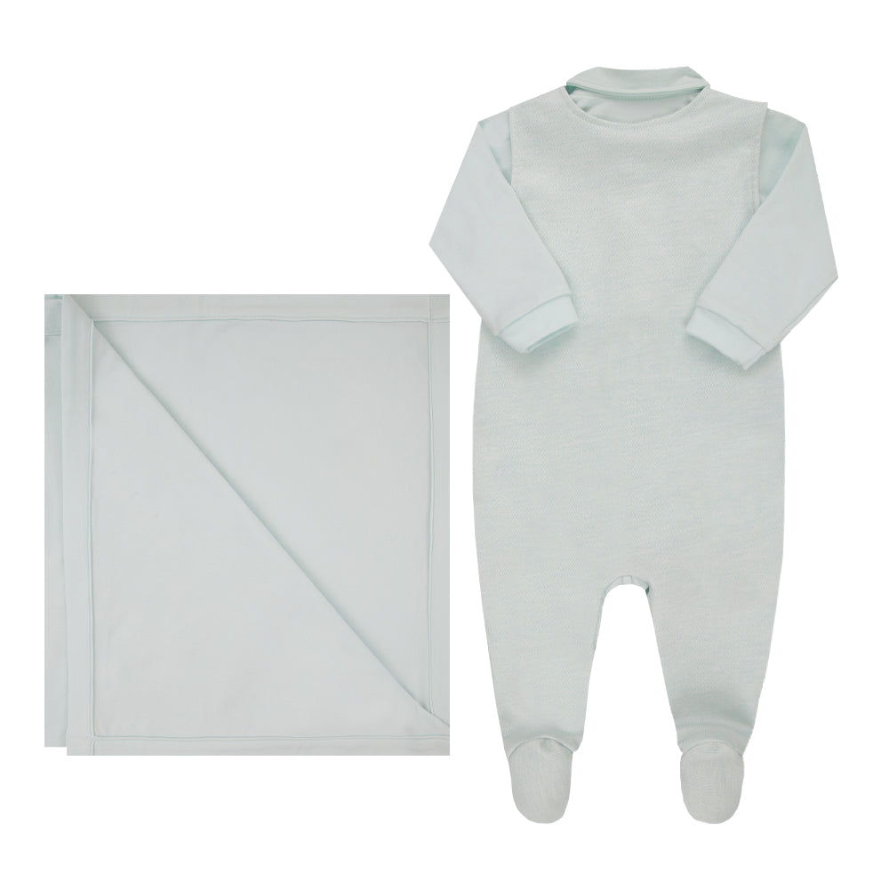 Conjunto Saída Maternidade Bebê Menino – Toque Suave e Design Elegante