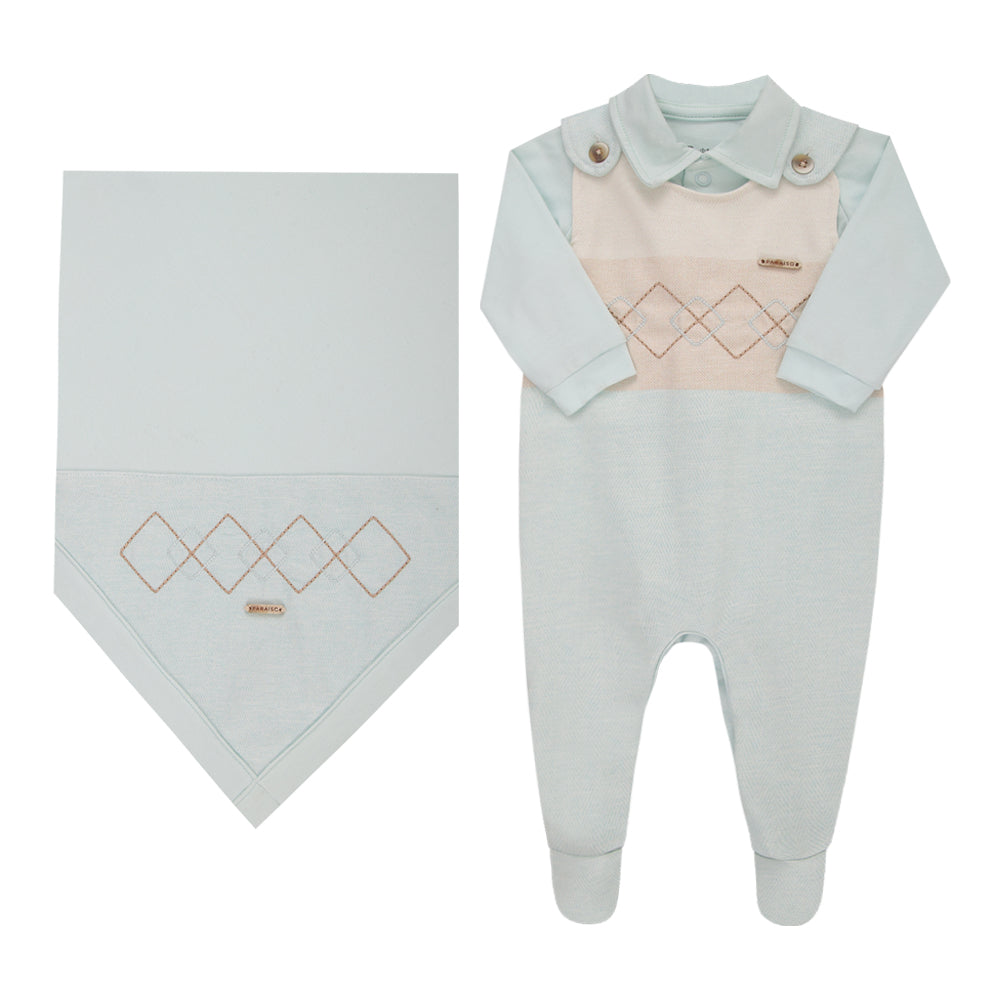 Conjunto Saída Maternidade Bebê Menino – Toque Suave e Design Elegante