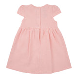 Vestido Bebê em Malha Tricô com Bordados