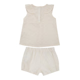 Conjunto Feminino Bebê Bata com Shorts Paraiso