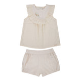 Conjunto Feminino Bebê Bata com Shorts Paraiso
