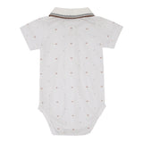 Body Bebê Masculino com Gola Polo – Elegância desde o Berço