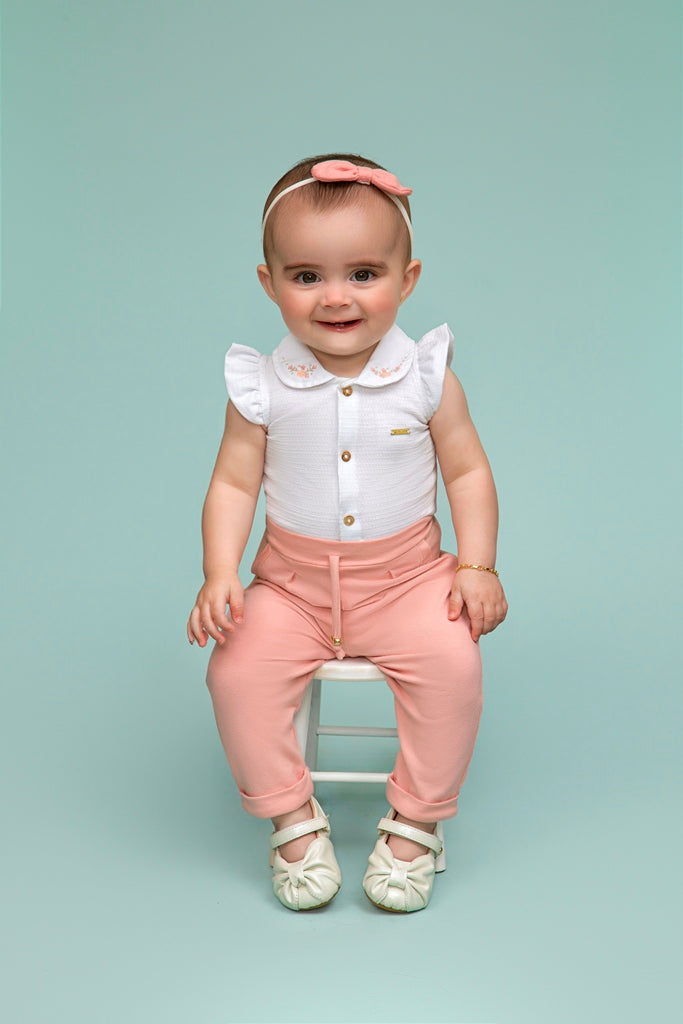 Body Infantil Feminino Meia Manga – Delicadeza e Conforto