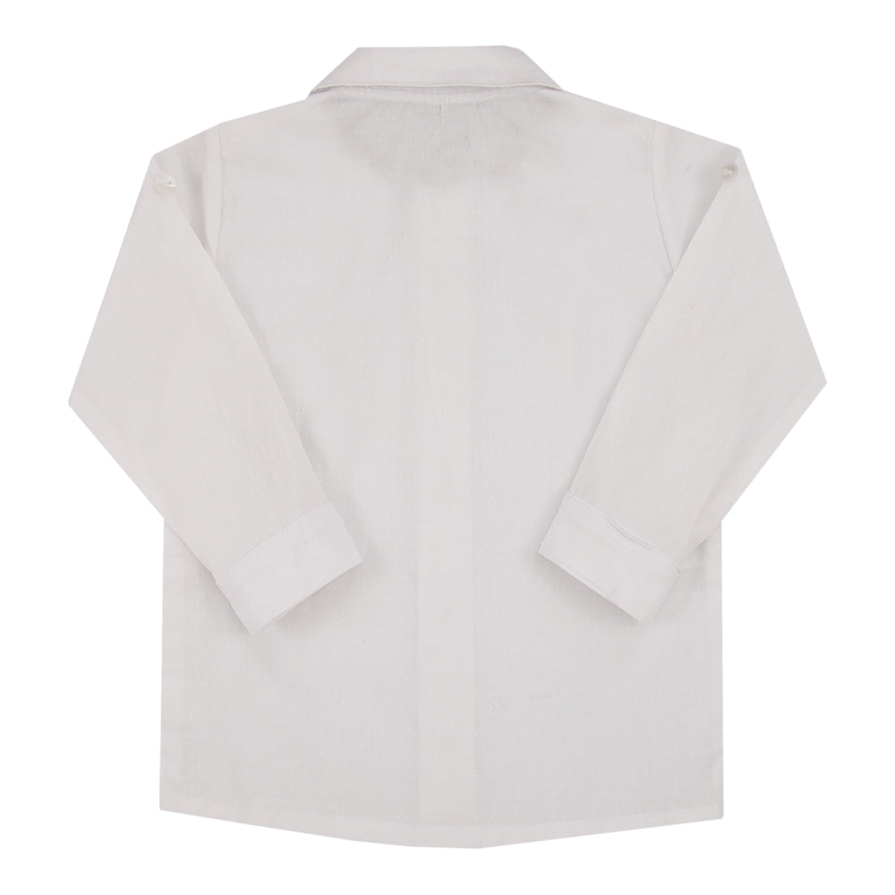 Camisa Infantil Masculina com Botões – Elegância Mini