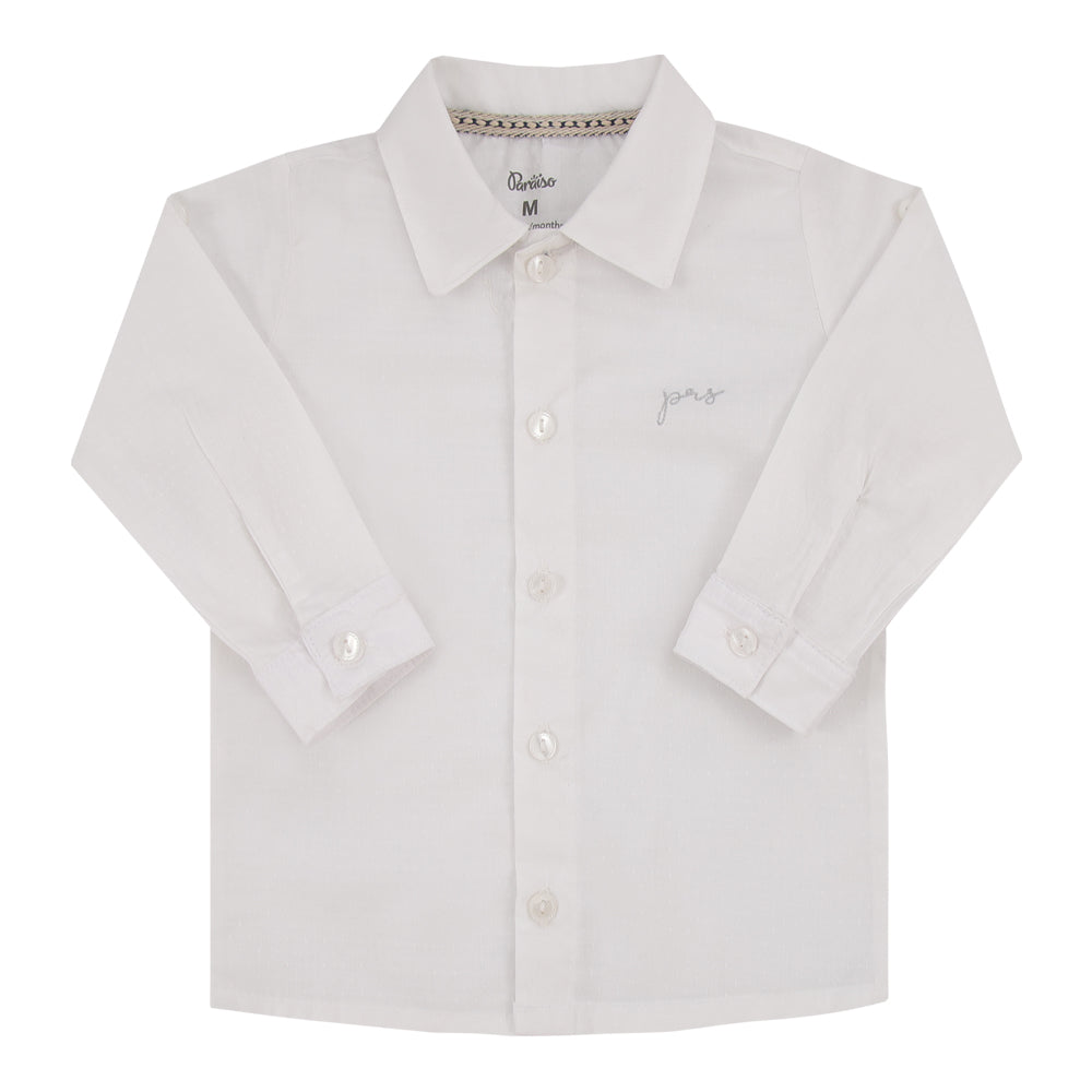 Camisa Infantil Masculina com Botões – Elegância Mini