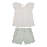 Conjunto Feminino Bebê Lessie Laços Paraiso