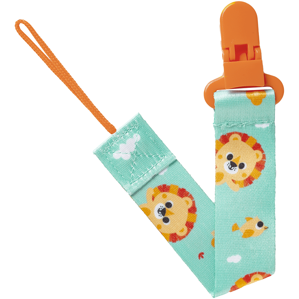 Prendedor de Chupeta Animal Fun Leão