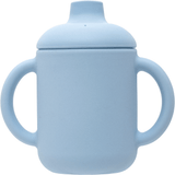 Copo em Silicone Azul - Seguro e Prático para Bebês