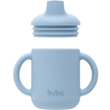 Copo em Silicone Azul - Seguro e Prático para Bebês