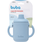 Copo em Silicone Azul - Seguro e Prático para Bebês