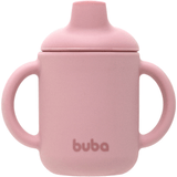 Copo em Silicone Rosa - Seguro e Charmoso para Bebês