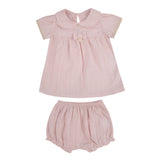 Conjunto Feminino Bebê Babado Laços Paraiso