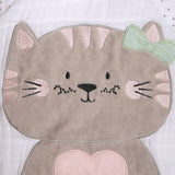 Toalha de Banho Soft Papi Friends com Capuz Gatinha Miau - Conforto Exclusivo para o Seu Bebê