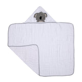 Toalha de Banho Soft Papi Friends com Capuz Coala Bob - Conforto Exclusivo para Seu Bebê