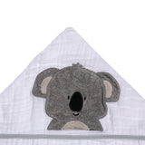Toalha de Banho Soft Papi Friends com Capuz Coala Bob - Conforto Exclusivo para Seu Bebê