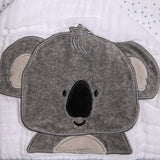 Toalha de Banho Soft Papi Friends com Capuz Coala Bob - Conforto Exclusivo para Seu Bebê