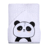 Toalha de Banho Soft Papi Friends com Capuz Panda Ben - Conforto Exclusivo para o Seu Bebê