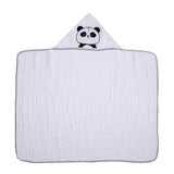 Toalha de Banho Soft Papi Friends com Capuz Panda Ben - Conforto Exclusivo para o Seu Bebê