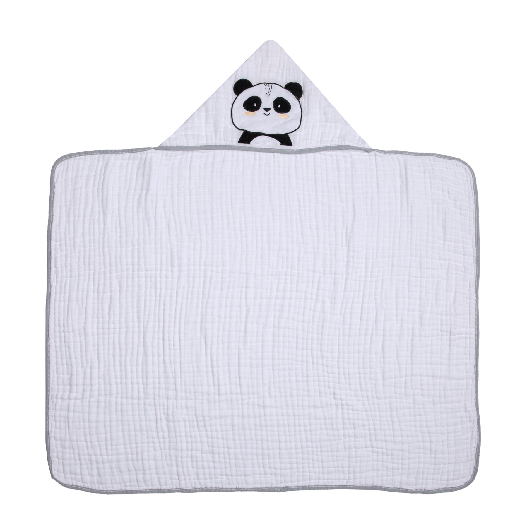 Toalha de Banho Soft Papi Friends com Capuz Panda Ben - Conforto Exclusivo para o Seu Bebê