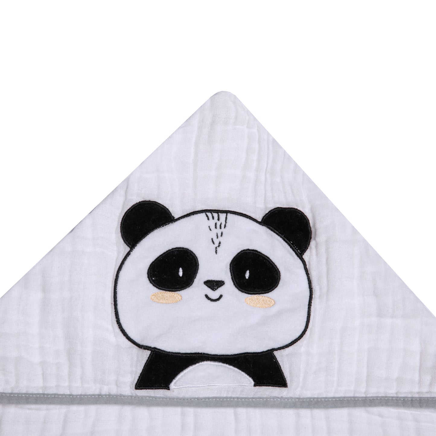 Toalha de Banho Soft Papi Friends com Capuz Panda Ben - Conforto Exclusivo para o Seu Bebê