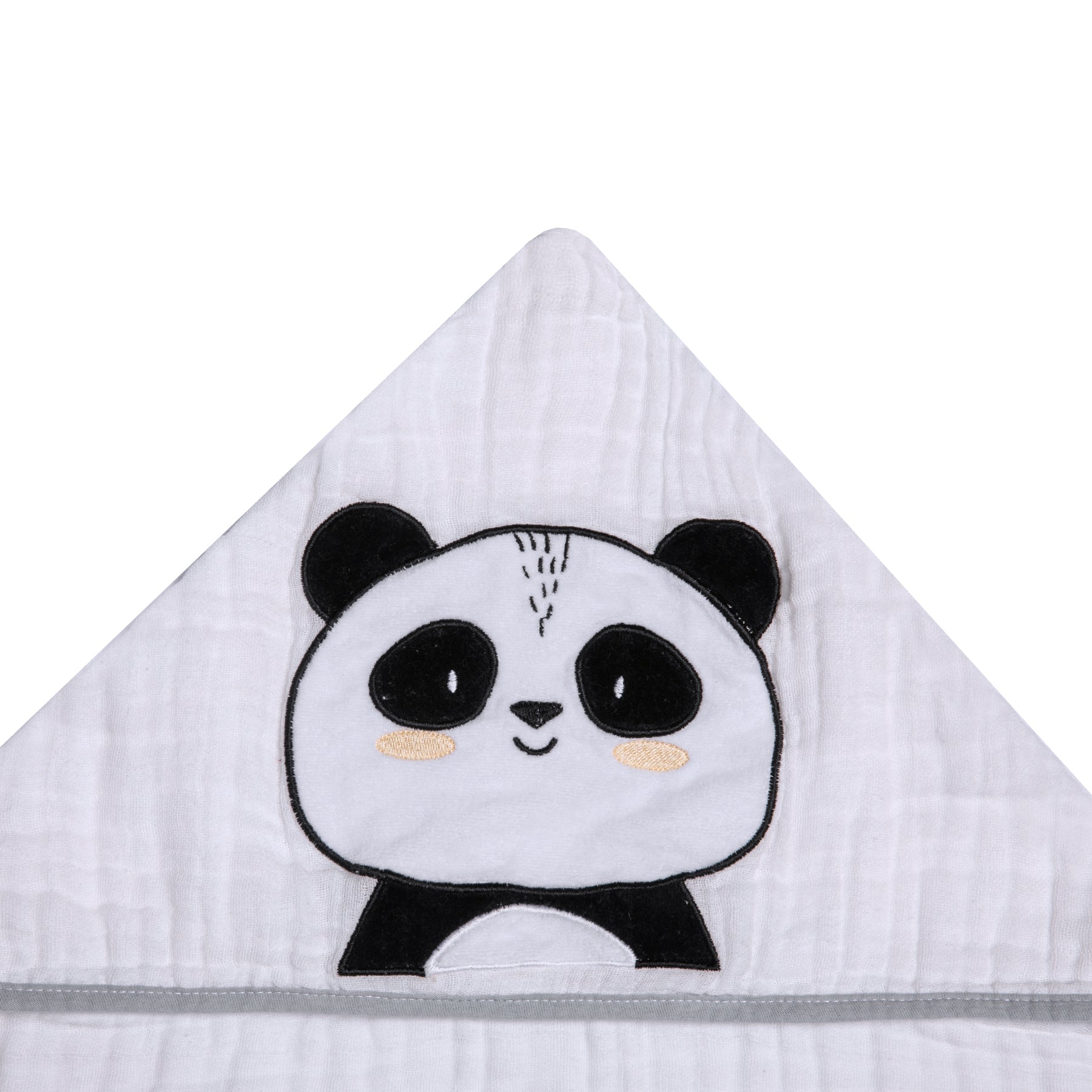 Toalha de Banho Soft Papi Friends com Capuz Panda Ben - Conforto Exclusivo para o Seu Bebê