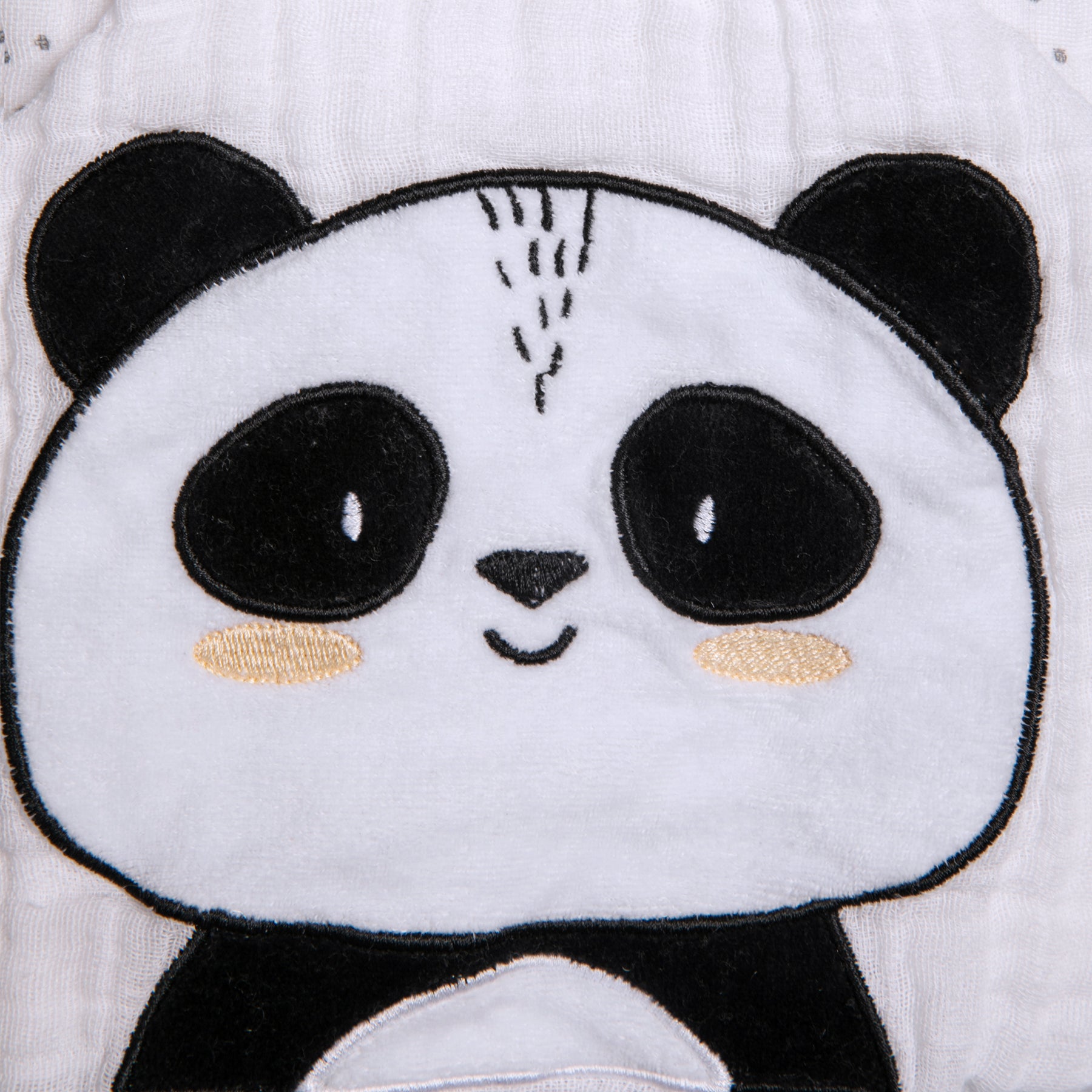 Toalha de Banho Soft Papi Friends com Capuz Panda Ben - Conforto Exclusivo para o Seu Bebê
