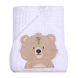 Toalha de Banho Soft Papi Friends com Capuz Urso Ted - Conforto Exclusivo para o Seu Bebê