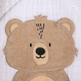 Toalha de Banho Soft Papi Friends com Capuz Urso Ted - Conforto Exclusivo para o Seu Bebê