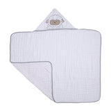 Toalha de Banho Soft Friends com Capuz Ovelha Gil - Conforto Exclusivo para Seu Bebê