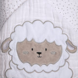 Toalha de Banho Soft Friends com Capuz Ovelha Gil - Conforto Exclusivo para Seu Bebê