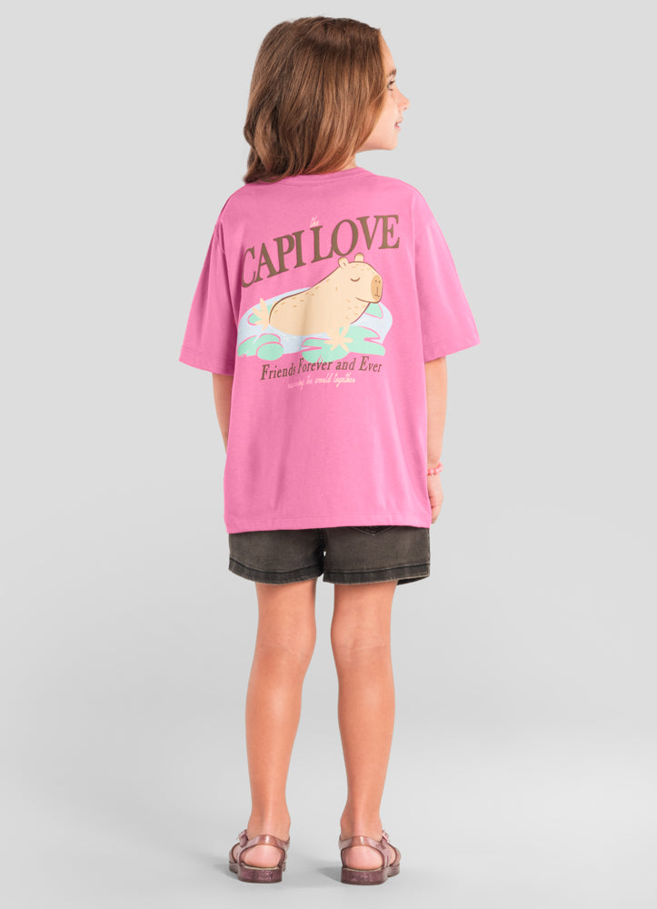 Blusinha Feminina Infantil Capilove
