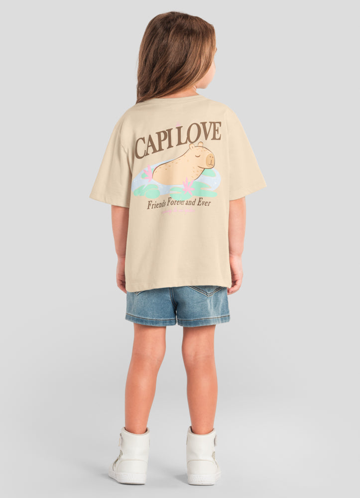 Blusinha Feminina Infantil Capilove