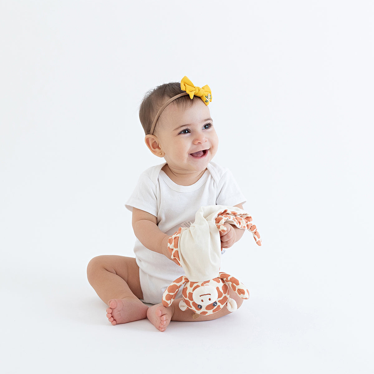 Naninha com Textura Girafa Unissex Pimpolho Laranja