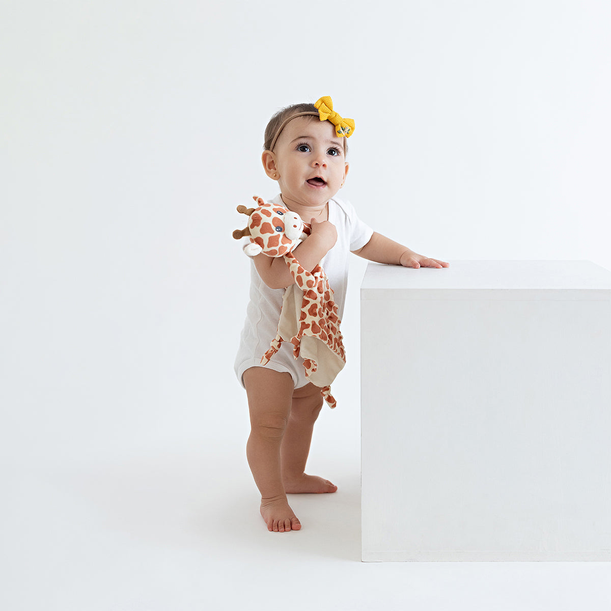 Naninha com Textura Girafa Unissex Pimpolho Laranja
