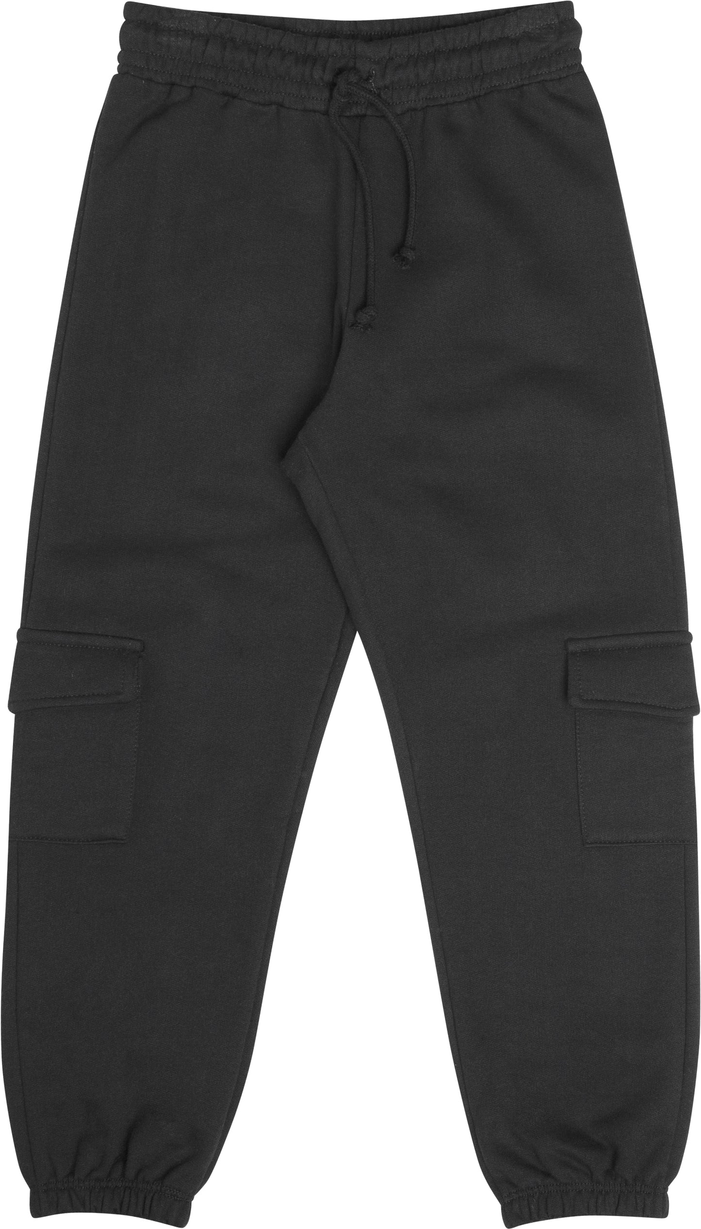 Calça Cargo Moletom Preta Confortável e Versátil