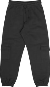 Calça Cargo Moletom Preta Confortável e Versátil