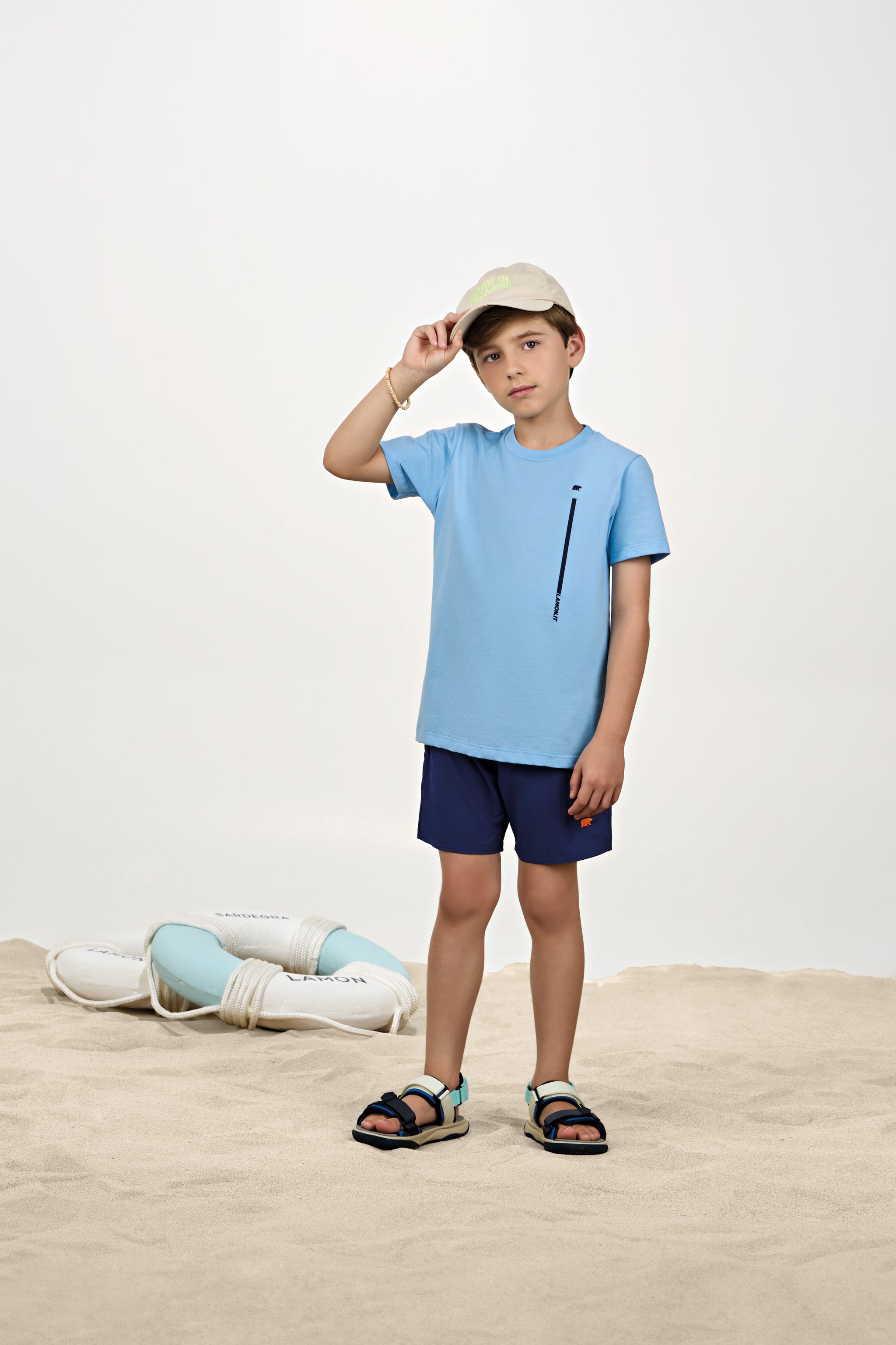 Camiseta Masculina Infantil Malha Lamon