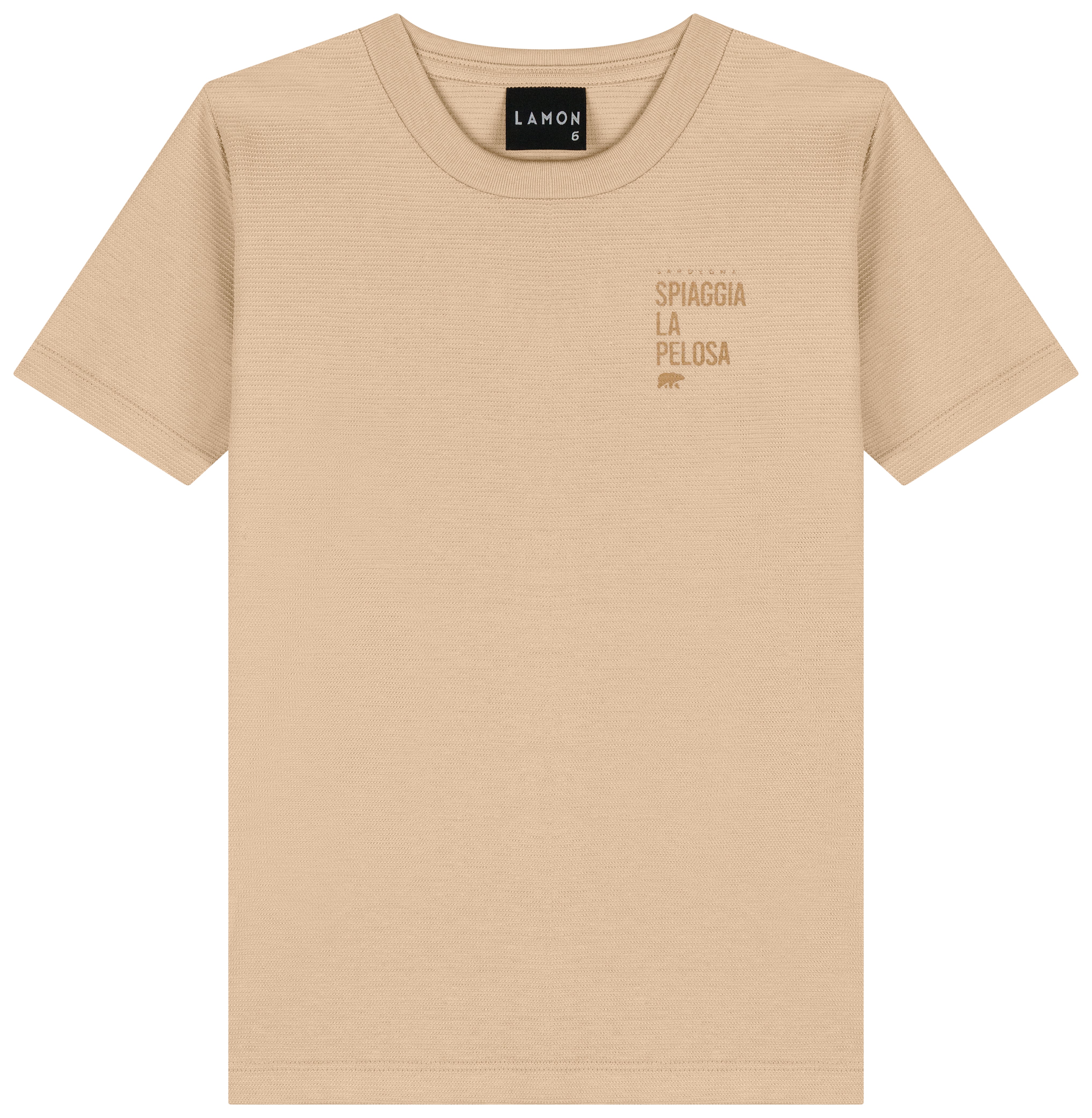 Conjunto Masculino Infantil Malha Pique Spiaggia la Pelosa