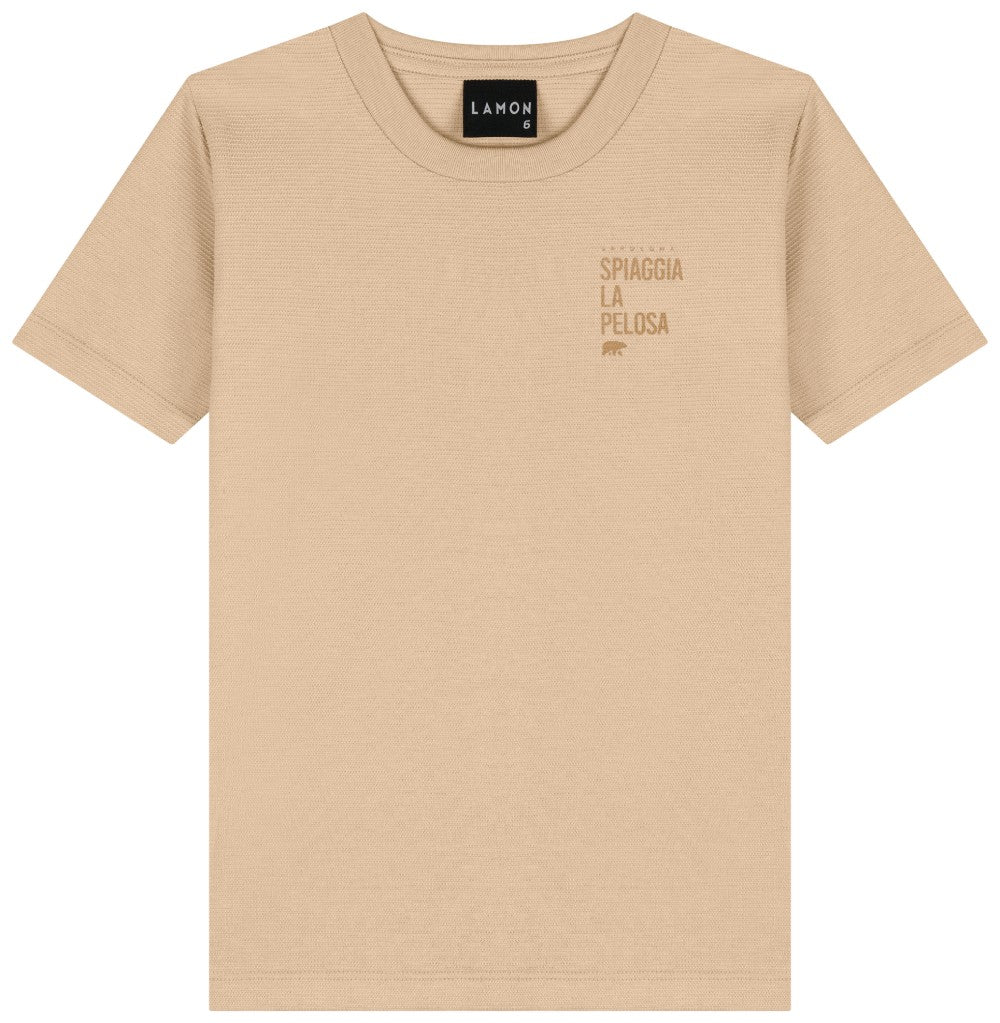 Conjunto Masculino Infantil Malha Pique Spiaggia la Pelosa