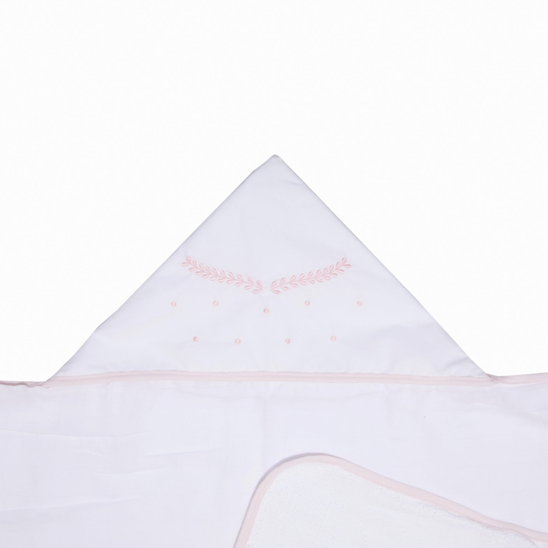 Toalha de Banho Felpuda Mami Clássicos – 1 Unidade 90x80cm Capuz Bordado Clássico Rosa