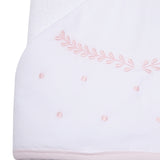 Toalha de Banho Felpuda Mami Clássicos – 1 Unidade 90x80cm Capuz Bordado Clássico Rosa