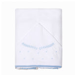 Toalha de Banho Felpuda Mami Clássicos – 1 Unidade 90x80cm Capuz Bordado Clássico Azul