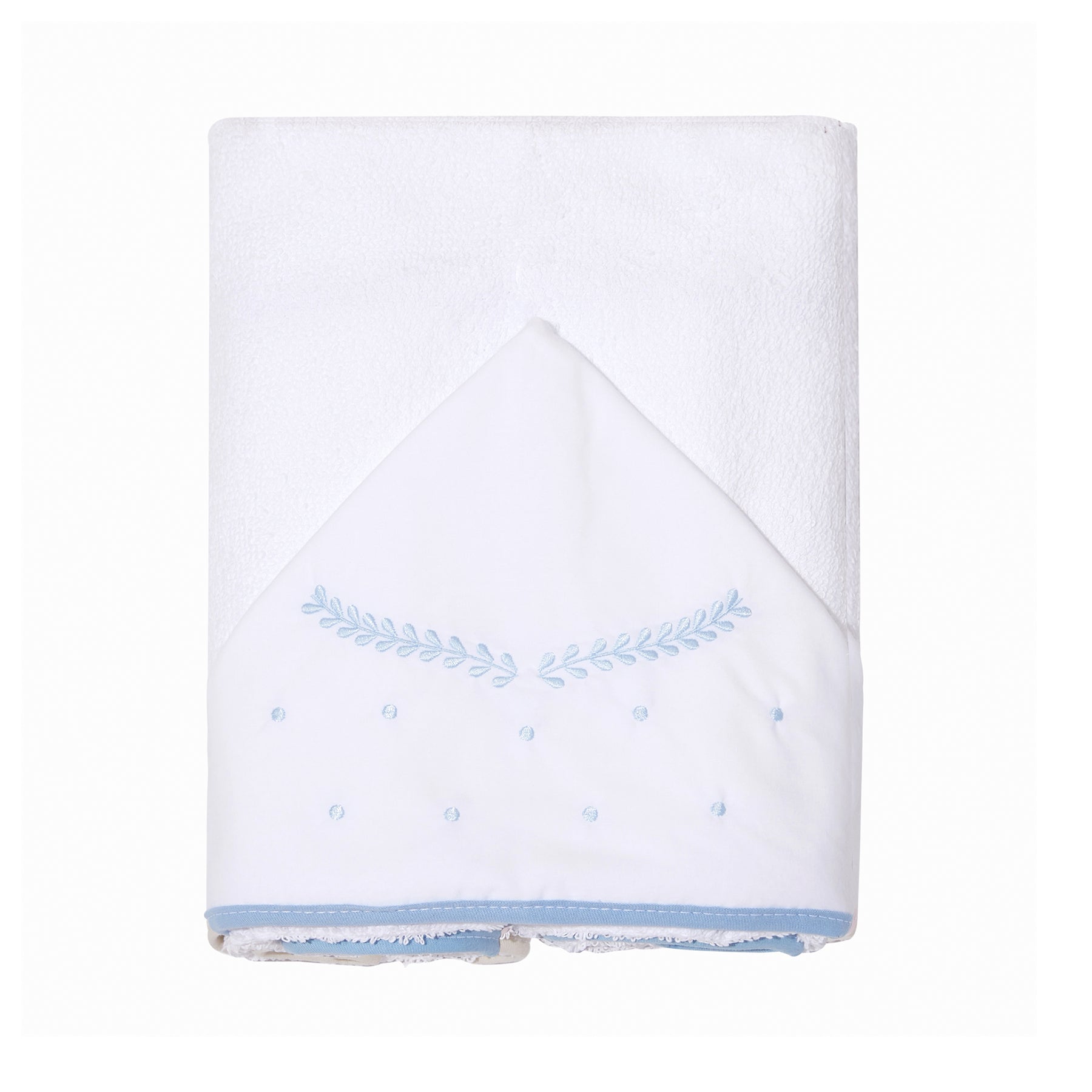 Toalha de Banho Felpuda Mami Clássicos – 1 Unidade 90x80cm Capuz Bordado Clássico Azul